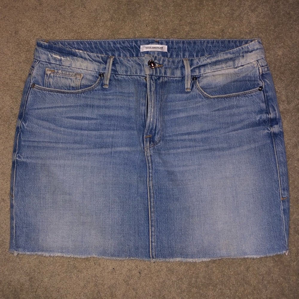 Good American Jean Skirt